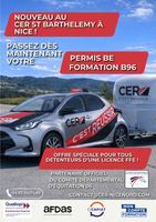 NOUVEAU Partenaire Officiel Transport : Auto-École CER Saint Barthélemy